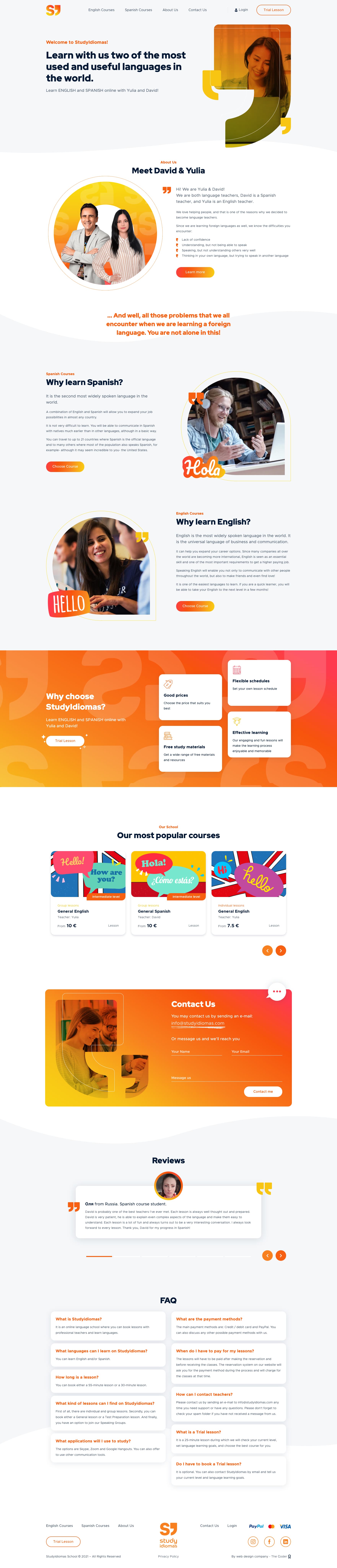 Study Idiomas Homepage 1