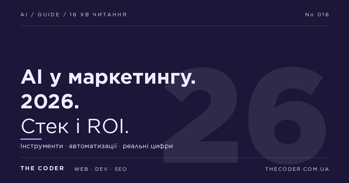AI у маркетингу 2026: інструменти, які реально працюють