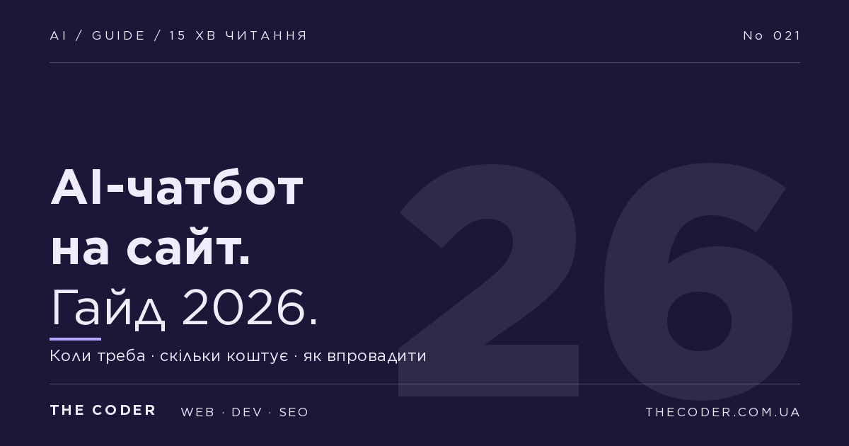 AI-чатбот на сайт: коли треба, скільки коштує і як впровадити